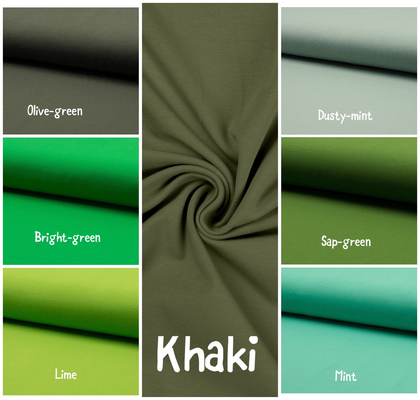 Knot Front Headbands - Sap- green