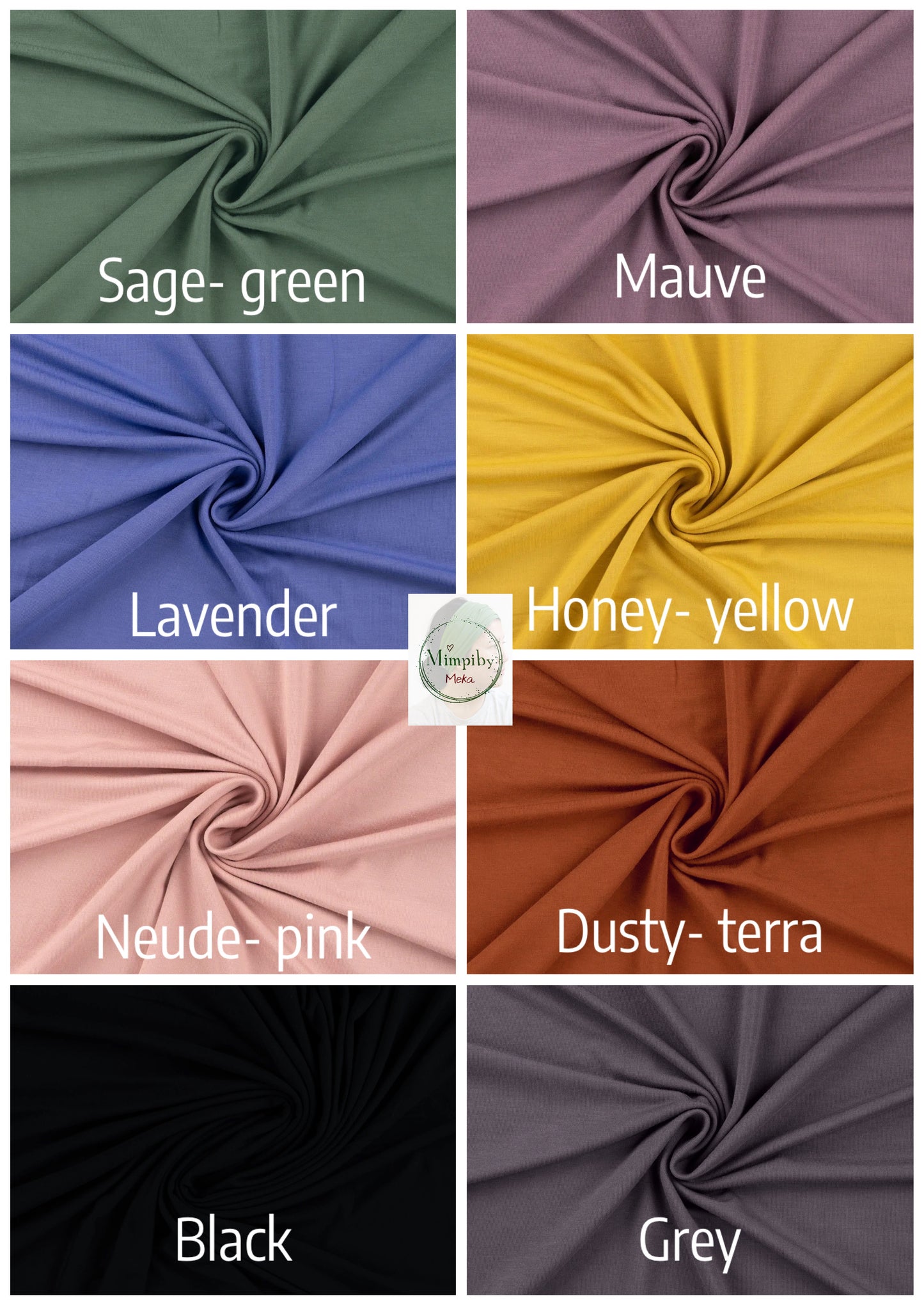 Soft Bamboo Beanie Hat - Sage Green - Color Options