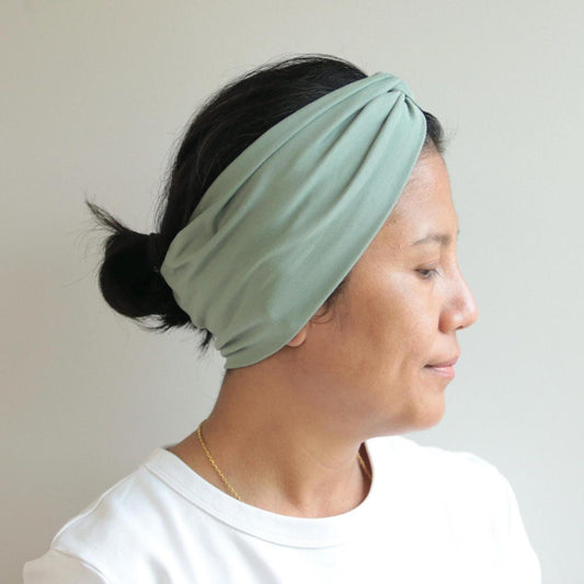 Dusty- mint, knotted
