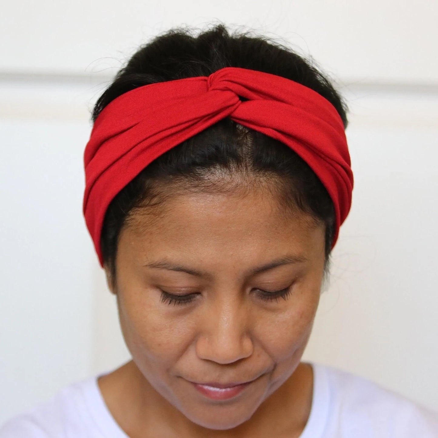 Twisted headbands - Red Cherry