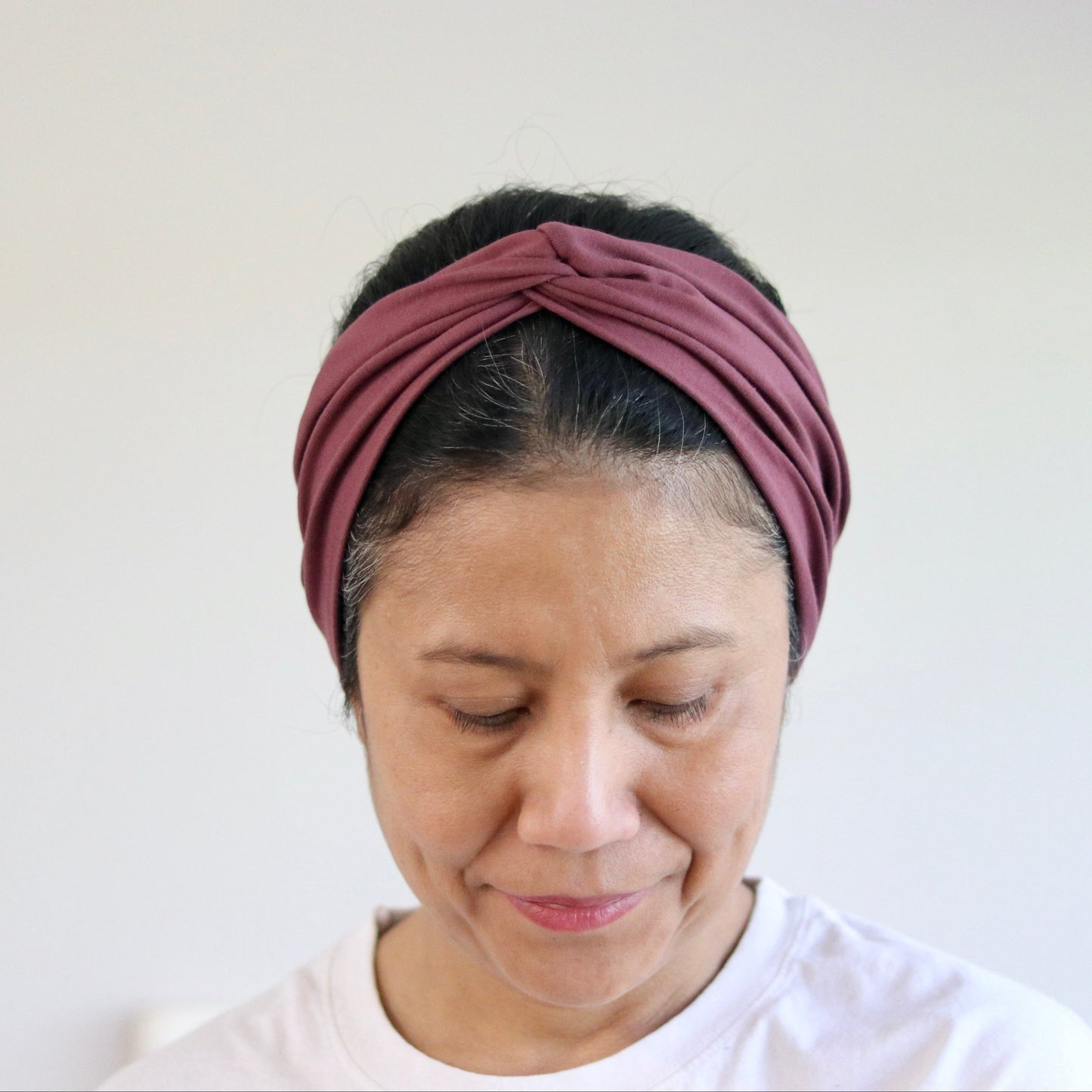 Knotted Headband - Dusty Bordeaux - Color Options