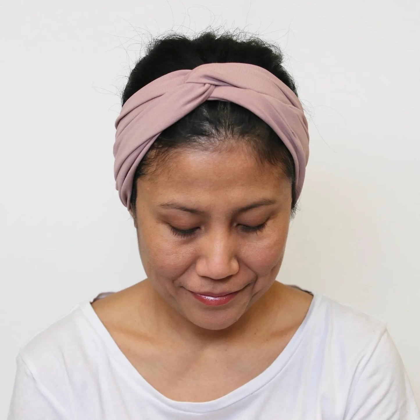 Twisted headbands - Powder- rose - Color Options