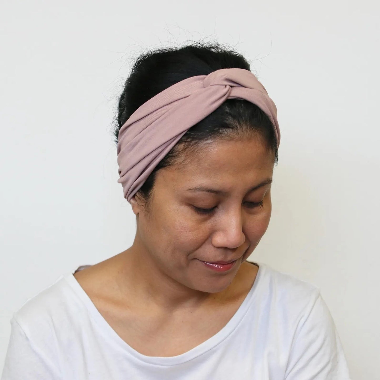 Twisted headbands - Powder- rose - Color Options