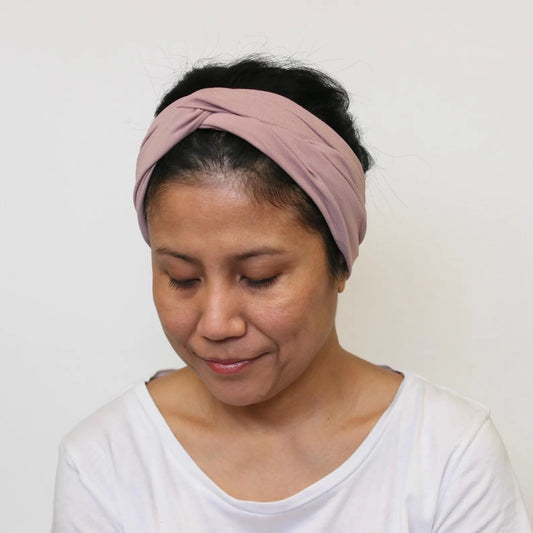 Twisted headbands - Powder- rose - Color Options