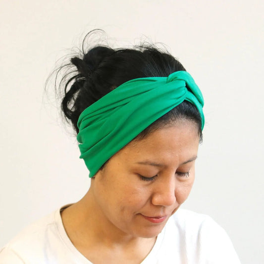 Twisted headbands - Bright Green