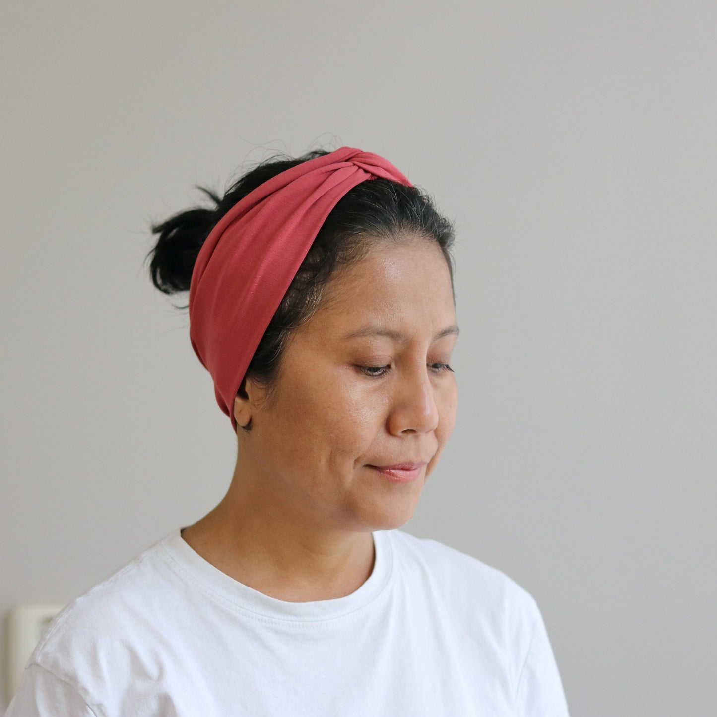 Knot Front Headbands - Vintage- rose- Color Options