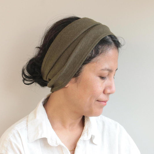 Merino soft, camouflage- green